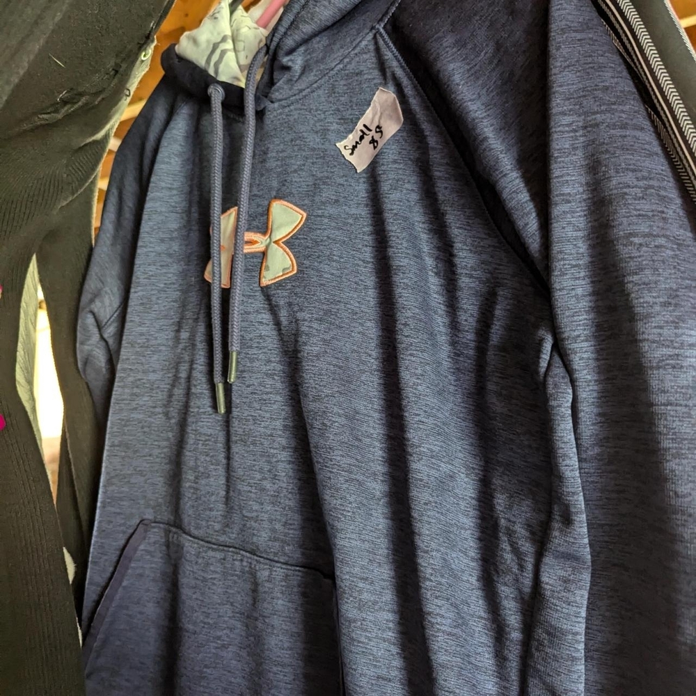 Under Armour Navy Hoodie with Logo